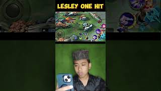 Build Lesley One Hit Damagenya Bisa Sesakit Ini 🤔 mobilelegends mlbb mobilelegendsid [upl. by Ynaitirb584]