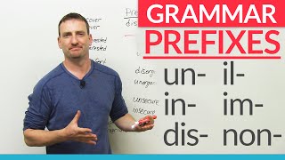 English Grammar Negative Prefixes  quotunquot quotdisquot quotinquot quotimquot quotnonquot [upl. by Aufa]