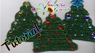 Tutorial Alberello di Natale allUncinetto  How to crochet a Christmas Tree [upl. by Etteragram]