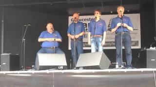 Gloucester Shanty Festival 2016 Portsmouth Shantymen 1 [upl. by Lledualc308]