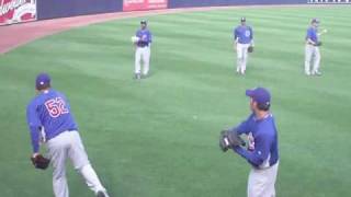 Chicago Cubs Pitchers Warming Up in Batting Practice [upl. by Anas]