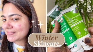 The Derma Co Nia Ceramide Moisturisers for oily acne prone skin  Review amp Demo  winter skincare [upl. by Reifnnej]