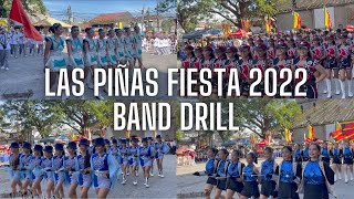 Las Piñas Fiesta Band Drill 2022  Steven Mateo TV [upl. by Narmis905]