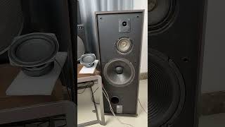 Add a midbass to JBL 4900 floorstanding speaker audio diy fun [upl. by Sukramal120]