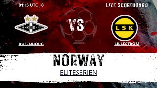 Rosenborg VS Lillestrom NORWAY Eliteserien LIVESCORE [upl. by Einnoc]