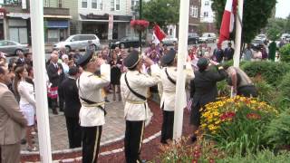 Izamiento de Bandera Peruana Peruvian Civic Association of NJ en Kearny NJ 2013 [upl. by Ellehc]