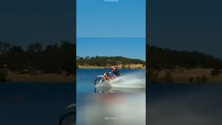 Can a Bike Cross The Lake with Full Speed shorts PhysicsInAction [upl. by Enelad342]