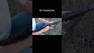 M1 Garand Ping gunculture ww2 gunhistory M1garand garandthumb garand milsurp 3006 shorts [upl. by Rodman529]