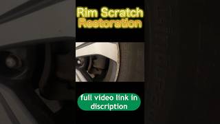 Car rim scratch restore nissan  BMW shorts short trending [upl. by Ujawernalo]