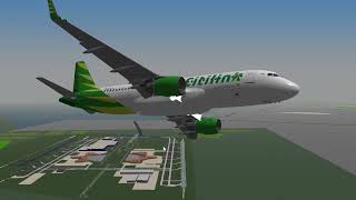 YSFLIGHT  Citilink Indonesia Airbus A320CEO route CGKYIA [upl. by Janeen1]