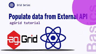 React AgGrid Tutorial Populating Table with External API Data   Codenemy Tutorial [upl. by Cirederf]