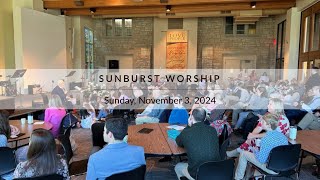 Bexley UMC Sunburst Service November 3 2024 [upl. by Atiuqahs]