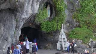 Le Chapelet depuis la Grotte de Lourdes  12072023 [upl. by Derby293]