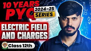 Electric Charges amp Fields PYQ’s Series Chapter 1 Class 12 Physics CBSE Boards 202425 🔥 [upl. by Trofmoc]