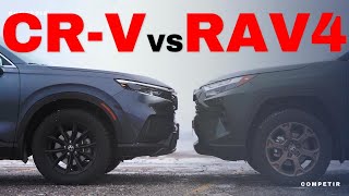 Honda CRV vs Toyota RAV 4 Competencia de titanes ¿Cuál es la mejor [upl. by Ullman]