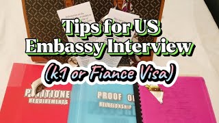 Tips for US Embassy Interview k1 or Fiance Visa everyone subscribers k1visajourney [upl. by Eicyac363]