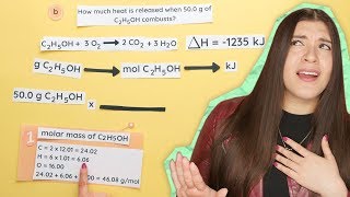 Enthalpy Stoichiometry Part 2 How to Find Heat Released [upl. by Needan329]