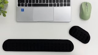 Upgraded Silky Wrist Rest for Keyboard and Mouse Ergonomic Wrist Support for Keyboard Review [upl. by Arbma698]