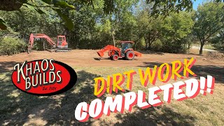 30x70 Metal Shop Build Dirt Work and Pad Development EP2 [upl. by Bonni]