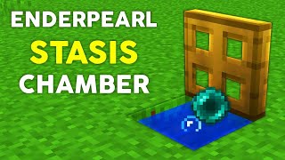 How to Make an Enderpearl Stasis Chamber in Minecraft [upl. by Latoya]