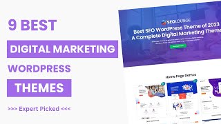 9 Best WordPress Themes for Digital Marketing Agency 2025  Best SEO Agency WordPress Themes [upl. by Zolly]