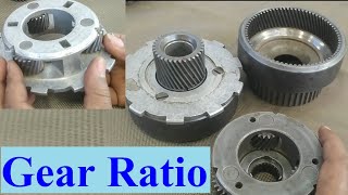 How to calculate gear ratio in planetary gear set [upl. by Enileda952]