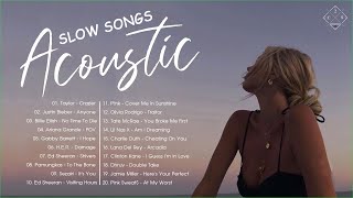 Acoustic Slow Songs 2022  Top 20 Slow Songs Collection 2022 [upl. by Ainuj]