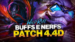 REWORK DO ZIGGS NOVAS SKINS E MUITOS BUFFS E NERFS NO PATCH 44D  LoL Wild Rift [upl. by Aohk]