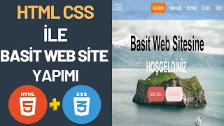 Basit Web Site Yapımı  Html Css Basit Web Site Yapımı [upl. by Mariken25]