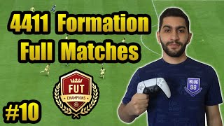 How to use 44112 Formation Full Matches Tactical Gameplay fc24 Custom Tactics [upl. by Hsejar]