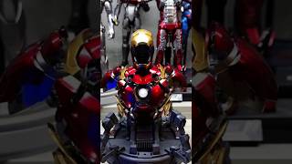 Unboxing and assembly ironman model kit hottoys avengerstoys ironman avengers [upl. by Amaerd]