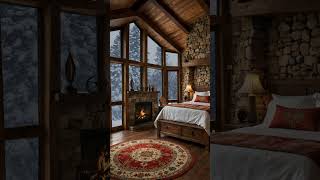 Escape To Magical Winter Cabins Cozy Up Fireside [upl. by Ahseikram]