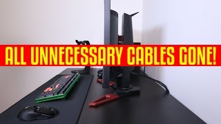 A Simple Trick to Hide Your Keyboard Cable [upl. by Htenek]