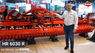 KUHN – Présentation herse rotative repliable HR 6030 R [upl. by Elliven]