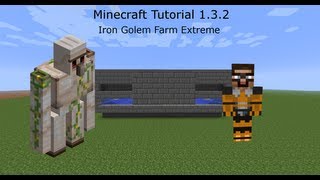 Minecraft Tutorial  Iron Golem Farm works in 144  256 Iron Per Hour [upl. by Sadie705]