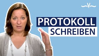 Effizient Protokolle schreiben  so gehts  Stefanie Voss [upl. by Yliab]