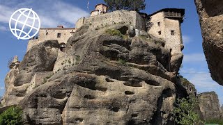 Meteora Greece Amazing Places 4K [upl. by Lovel272]