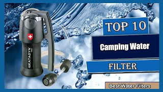 ✅ 10 Best Camping Water Filter of 2022 [upl. by Ahsemal]