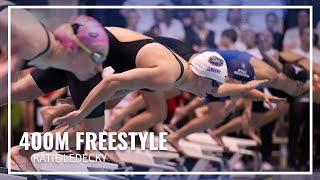 Katie Ledecky Picks Up Second Win of the Meet in the 400M Freestyle  TYR Pro Swim Series Knoxville [upl. by Eltsirk]