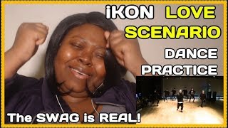 iKON Love Scenario Reaction Dance Practice [upl. by North]