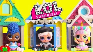 Genie Plays With LOL Doll House Surprises [upl. by Uoliram775]