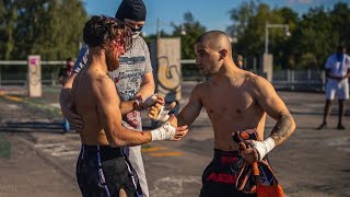 King of the Streets Rooftop Fights quotOrange Dwarfquot Apoel Hooligan VS Sercan Streetfighter [upl. by Finella]