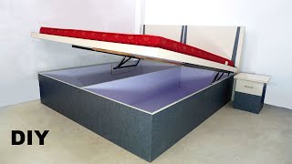 How to Make Hydraulic Bed  DIY Box Bed [upl. by Nhguaved]