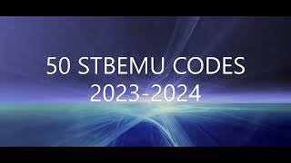 stbemu codes [upl. by Bridgette653]