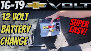 DIY 2016  2019 Chevy Volt 12 Volt Battery Change  Easy [upl. by Eramal809]