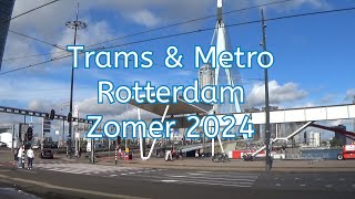 Trams amp Metro RET Rotterdam 2024 [upl. by Prue430]