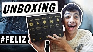 Unboxing BOX As Crônicas De Gelo E Fogo [upl. by Savdeep]