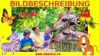 Bildbeschreibung A2  B1 I Freizeitaktivitäten I Zoo [upl. by Onitsoga]