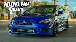 FIRST DRIVE IN A 605BHP 2014 WRX STI £60000 BUILD [upl. by Sammie]