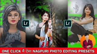 Instagram ka Trending Nagpuri Photo Editing 2024  Green Preset Lightroom Mobile  Nagpuri Preset [upl. by Asena]